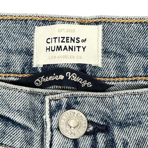 Citizens of Humanity Marlee Relaxed Taper Jeans Sz 30" Freeport Light Wash NEW! - Picture 11 of 14